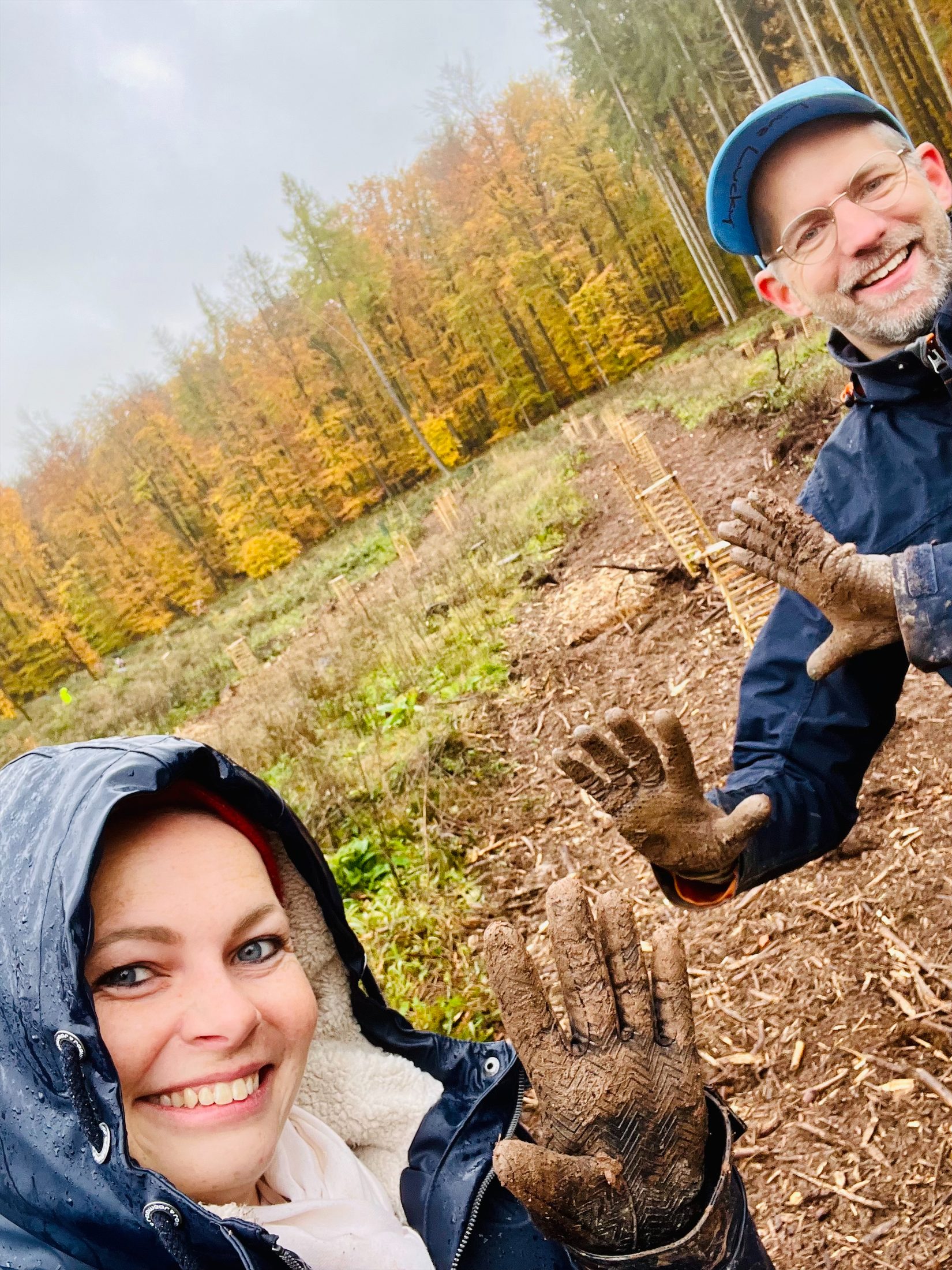 150 Mitarbeiter – und wir pflanzen 150 Bäume im Spessart!