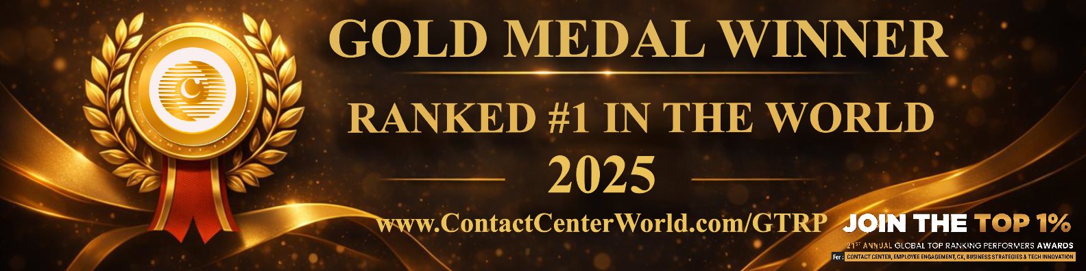 Gold Medal Winner – Ranked #1 in the World 2025